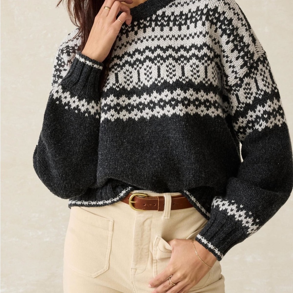 Faherty Pattern Sweater - image 1